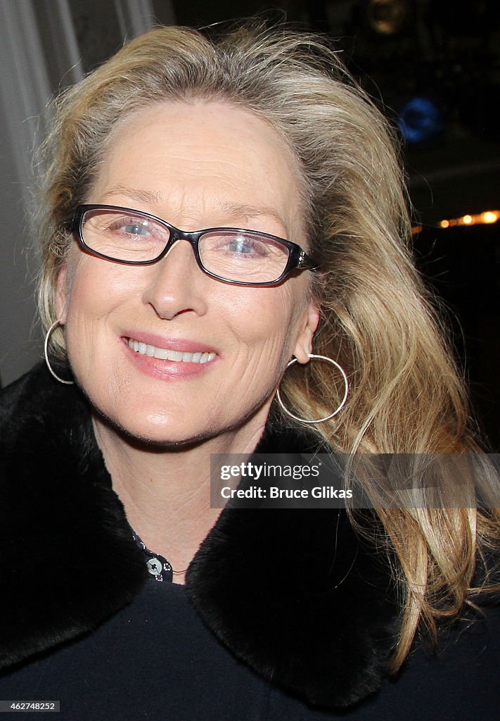 Celebrities Visit Broadway - February 3, 2015