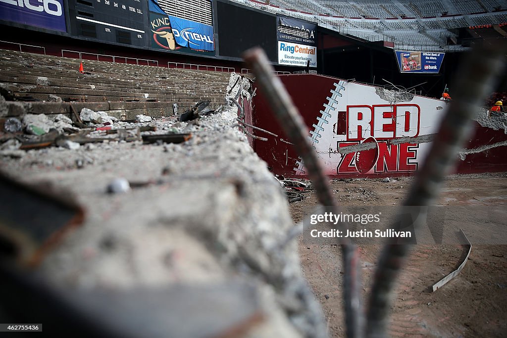 Candlestick Park Sits Empty Awaiting Demolition