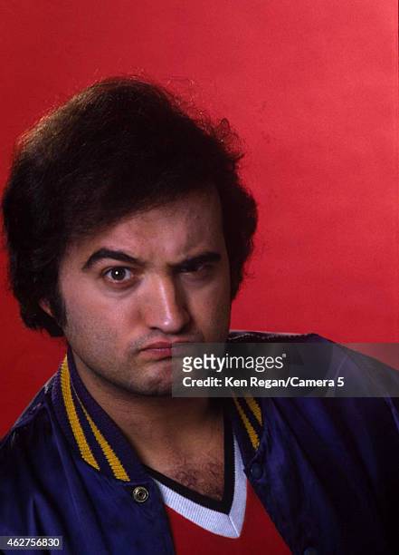 John Belushi is photographed for People Magazine in 1978 in New York City. CREDIT MUST READ: Ken Regan/Camera 5 via Contour by Getty Images.