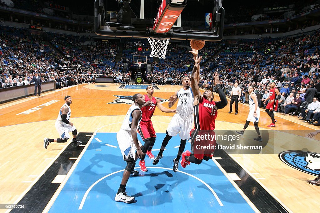 Miami Heat v Minnesota Timberwolves