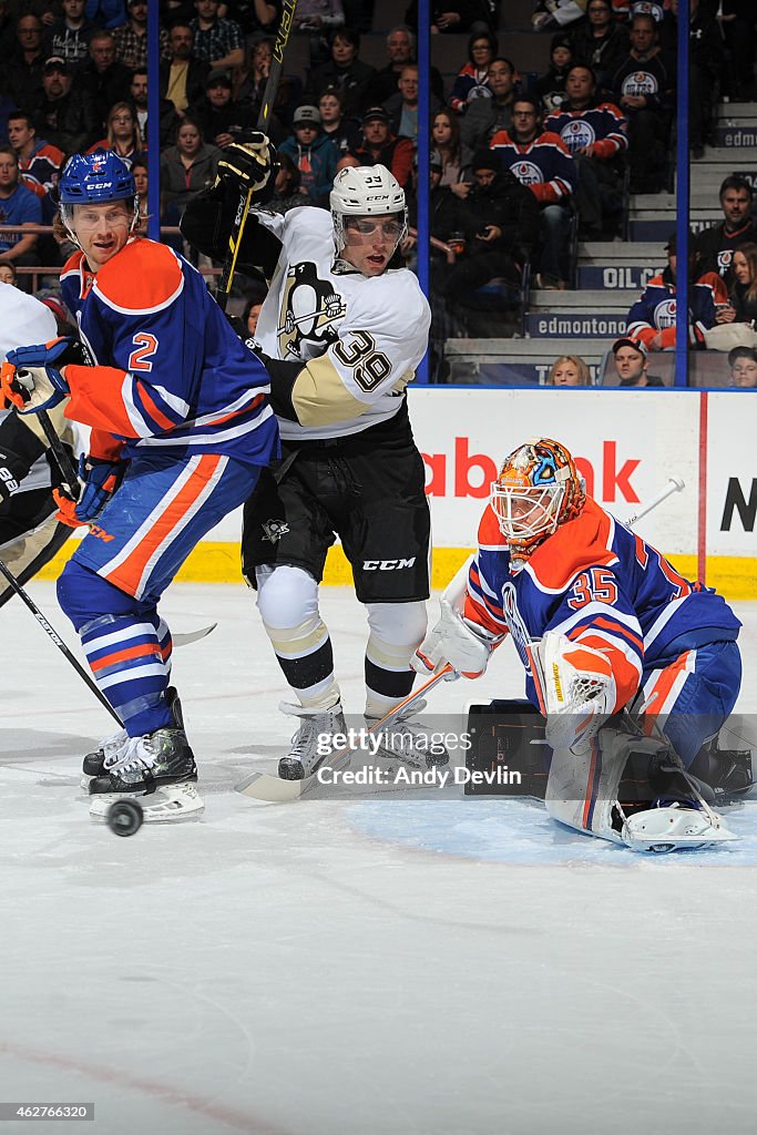 Pittsburgh Penguins v Edmonton Oilers