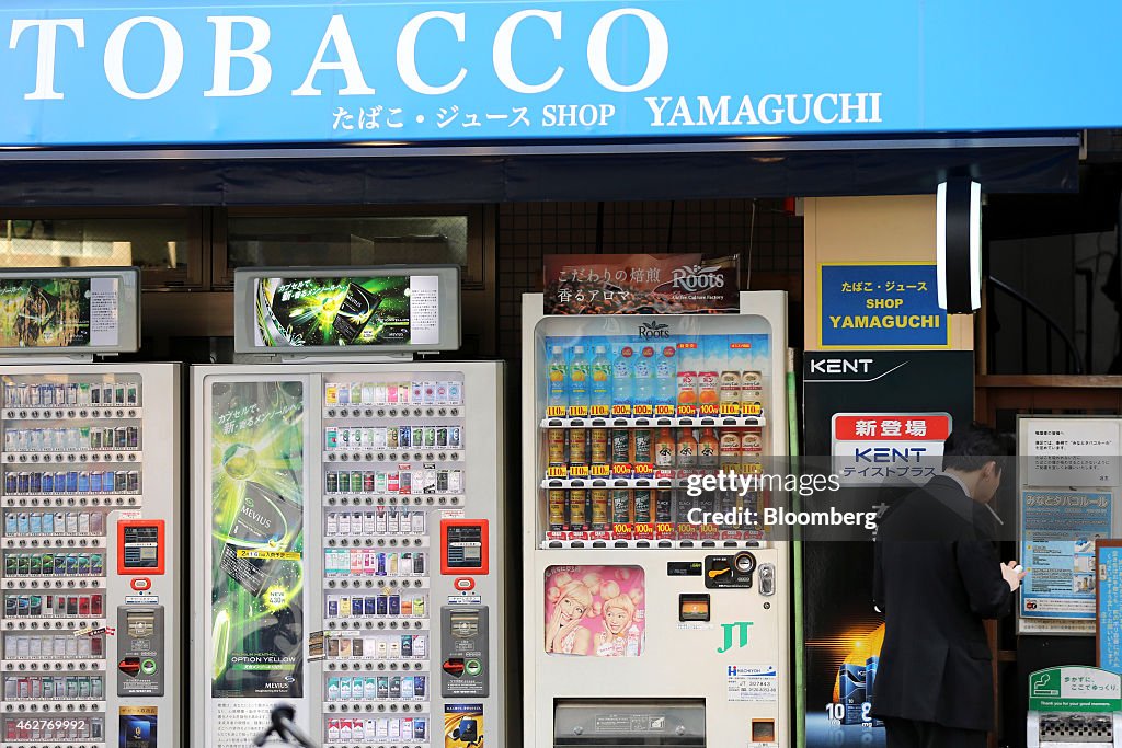 Tobacco Products And Smokers As Japan Tobacco Inc. Announces Earnings