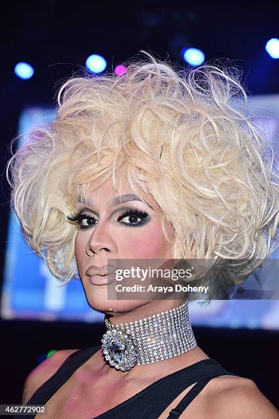 Raja attends "RuPaul's Drag Race" Battle Of The Seasons "Condragulations" Tour LA Event at The Belasco Theater on February 4, 2015 in Los Angeles,...