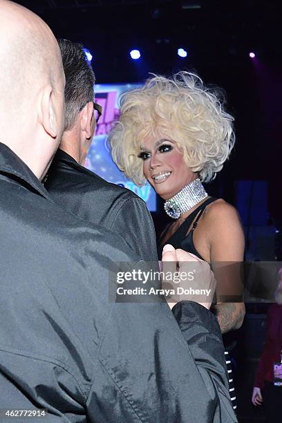 Raja attends "RuPaul's Drag Race" Battle Of The Seasons "Condragulations" Tour LA Event at The Belasco Theater on February 4, 2015 in Los Angeles,...