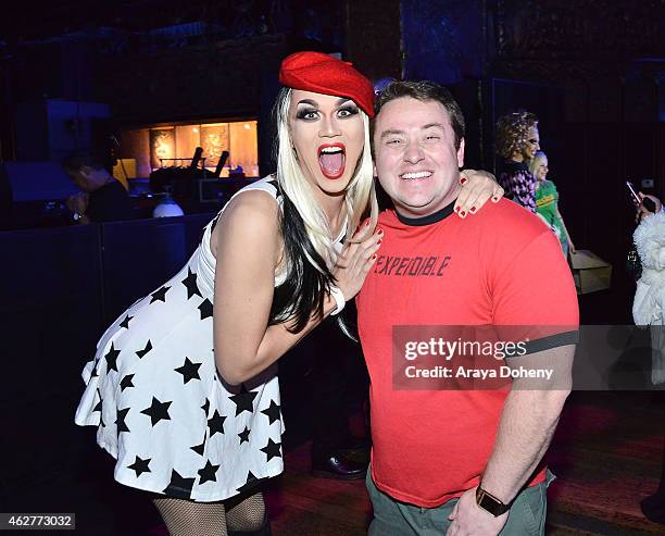 Manila Luzon attends "RuPaul's Drag Race" Battle Of The Seasons "Condragulations" Tour LA Event at The Belasco Theater on February 4, 2015 in Los...