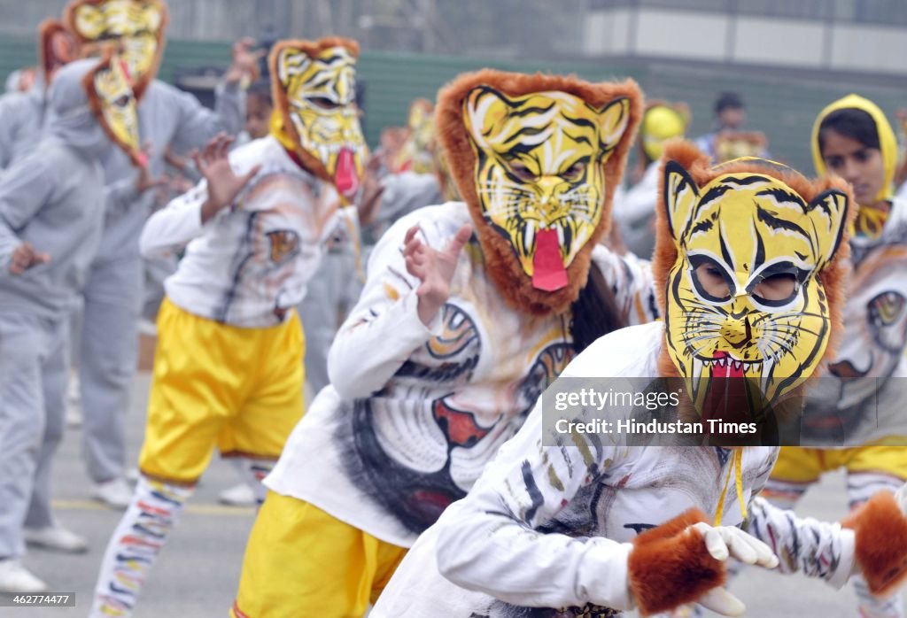 Rehearsal For Republic Day Parade 2014