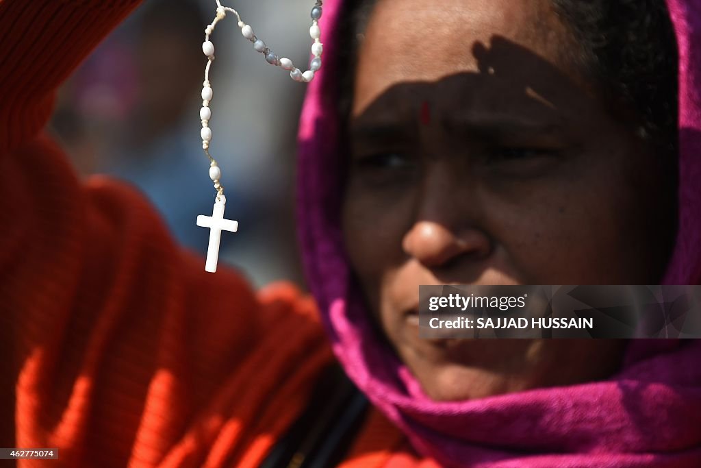 INDIA-RELIGION-CHURCH-CRIME