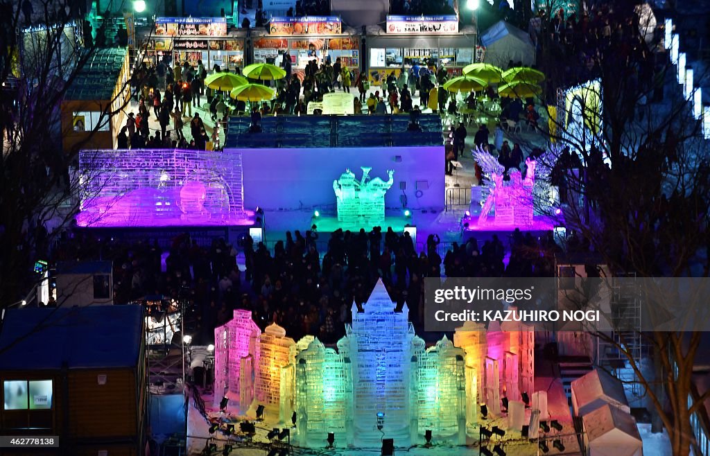 JAPAN-SNOW-FESTIVAL