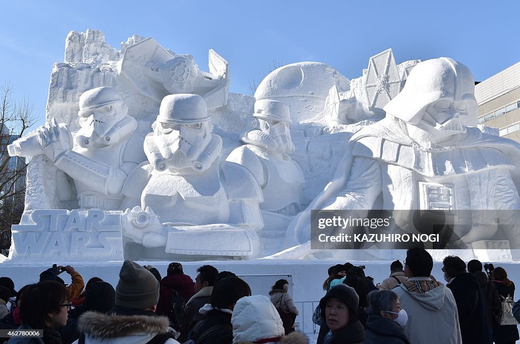 JAPAN-SNOW-FESTIVAL