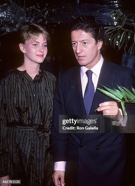 Model Marcy Schlobohm and businessman Philippe Junot on October 23, 1981 at Regine's in New York City.