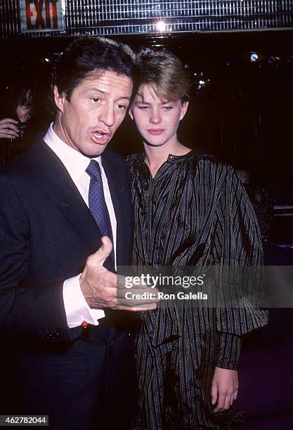 Model Marcy Schlobohm and businessman Philippe Junot on October 23, 1981 at Regine's in New York City.