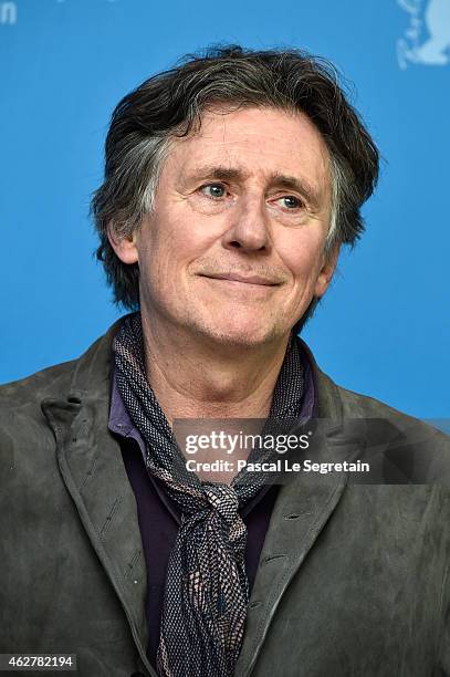 Actor Gabriel Byrne attends the 'Nobody Wants the Night' photo call during the 65th Berlinale International Film Festival at Grand Hyatt Hotel on...