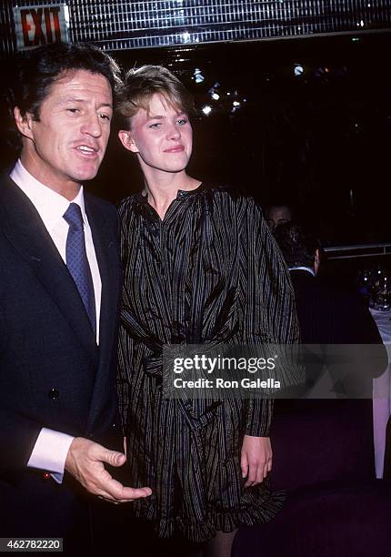 Model Marcy Schlobohm and businessman Philippe Junot on October 23, 1981 at Regine's in New York City.