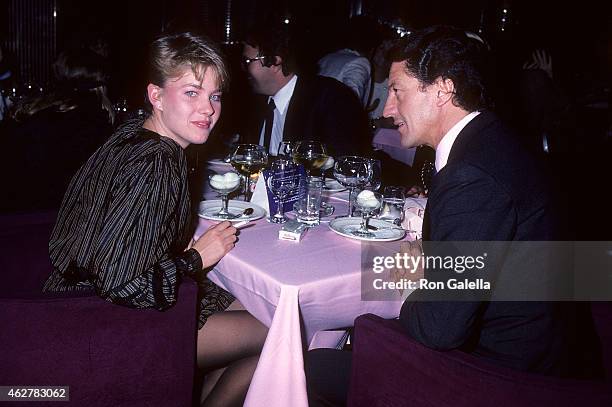 Model Marcy Schlobohm and businessman Philippe Junot on October 23, 1981 at Regine's in New York City.