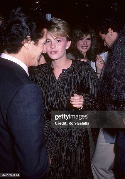 Model Marcy Schlobohm and businessman Philippe Junot on October 23, 1981 at Regine's in New York City.