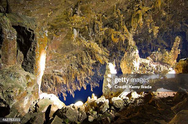 gruta lagoa azul - bonito - ms - brazil - gruta stock pictures, royalty-free photos & images