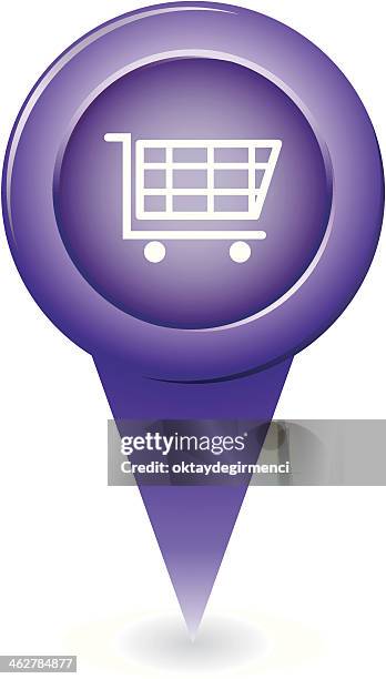 shopping pointer - mall map stock illustrations