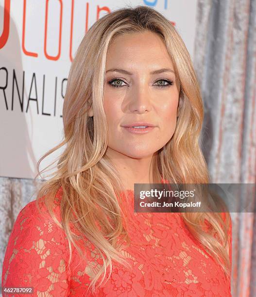 Actress Kate Hudson arrives at the 25th Annual IWMF Courage In Journalism Awards at The Beverly Hilton Hotel on October 28, 2014 in Beverly Hills,...