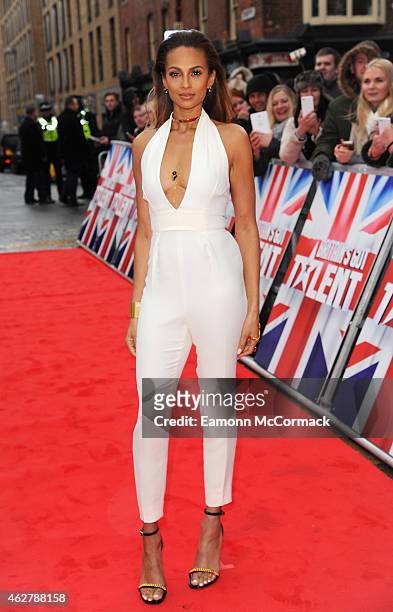 Alesha Dixon attends the Britain's Got Talent auditions at Birmingham Hippodrome on February 5, 2015 in Birmingham, England.