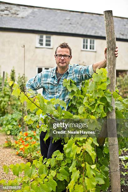 Food writer, campaigner, chef and tv presenter Hugh Fearnley Whittingstall is photographed for Channel 4 on September 18, 2013 in Bridport, England.