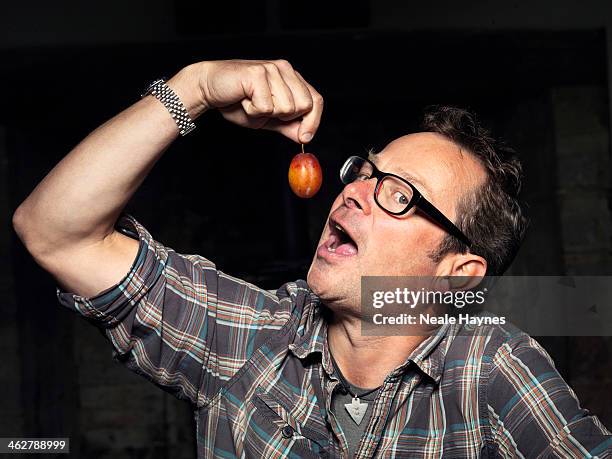 Food writer, campaigner, chef and tv presenter Hugh Fearnley Whittingstall is photographed for Channel 4 on September 18, 2013 in Bridport, England.