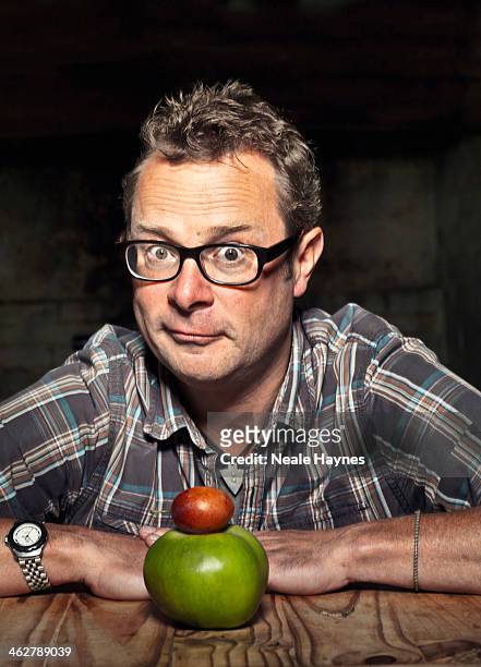 Food writer, campaigner, chef and tv presenter Hugh Fearnley Whittingstall is photographed for Channel 4 on September 18, 2013 in Bridport, England.