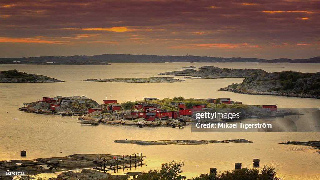 Boathouses in Sweden