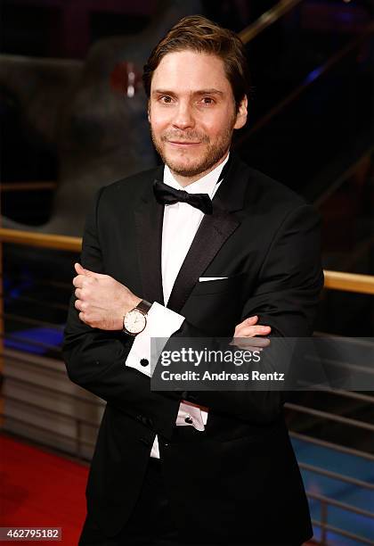 Actor Daniel Bruehl attends the 'Nobody Wants the Night' premiere and Opening Ceremony of the 65th Berlinale International Film Festival at Berlinale...