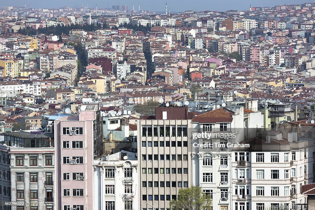 Karakoy and Beyoglu in Istanbul, Turkey