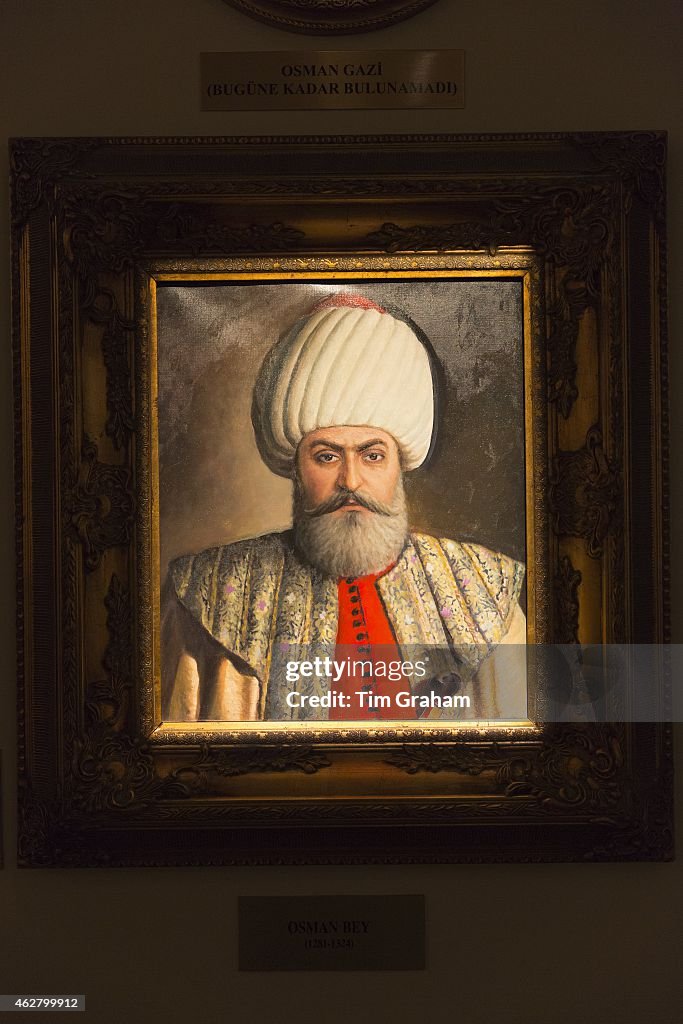 Turkish Ruler Portrait painting Sultan Osman Bey, Osman I, Osman Gazi, leader of ...