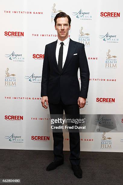 Benedict Cumberbatch attends "The Imitation Game" pre-BAFTA reception at ME Hotel on February 5, 2015 in London, England.