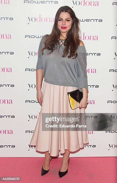 Model Marisa Jara attends 'Yo Dona' party photocall at Shoko disco on February 5, 2015 in Madrid, Spain.