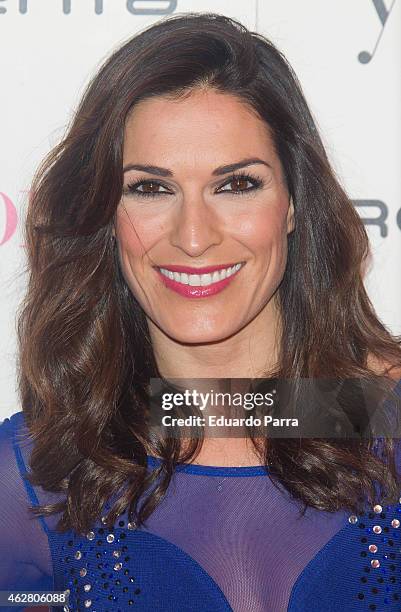 Model Veronica Hidalgo attends 'Yo Dona' party photocall at Shoko disco on February 5, 2015 in Madrid, Spain.