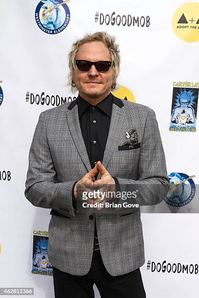 Matt Sorum attends the Adopt the Arts Ribbon-Cutting Ceremony at Westminster Elementary School on February 5, 2015 in Venice, California.