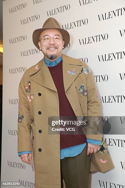 Composer Wyman attends the opening activity of Valentino flagship store on February 5, 2015 in Hong Kong, China.