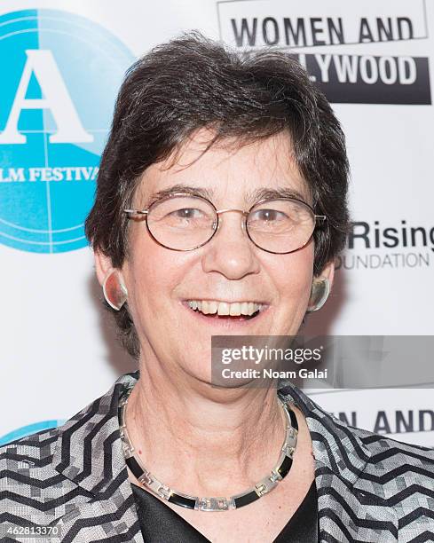 Athena Festival co-founder Kathryn Kolbert attends the 2015 Athena Film Festival opening night reception at Barnard College on February 5, 2015 in...