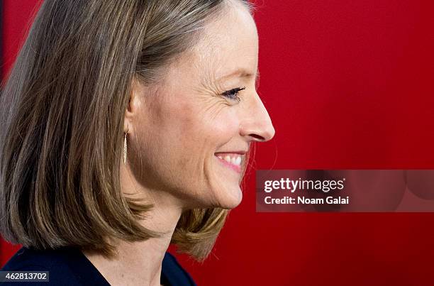 Actress Jodie Foster attends the 2015 Athena Film Festival opening night reception at Barnard College on February 5, 2015 in New York City.