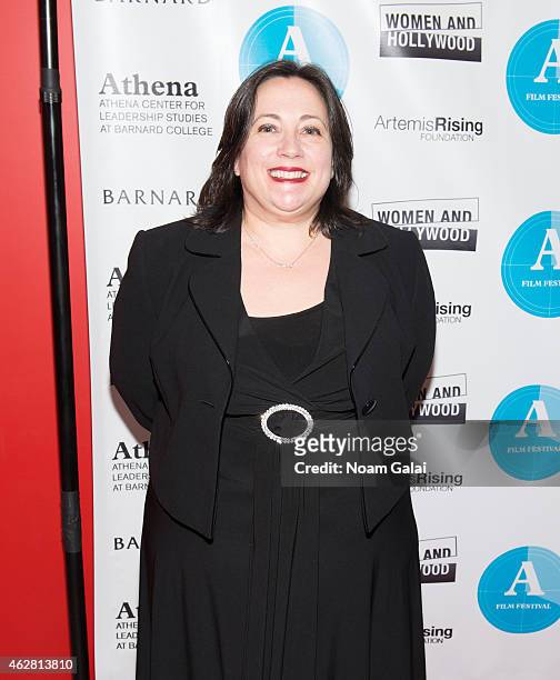Athena Festival co-founder Melissa Silverstein attends the 2015 Athena Film Festival opening night reception at Barnard College on February 5, 2015...