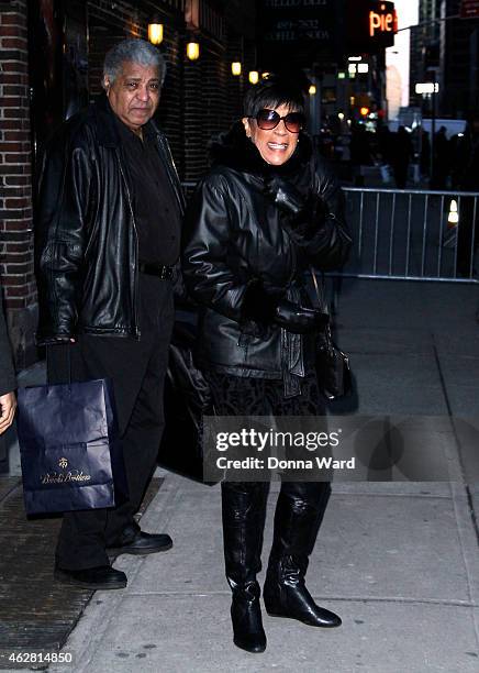 Bettye Lavette leaves the "Late Show with David Letterman" at Ed Sullivan Theater on February 5, 2015 in New York City.