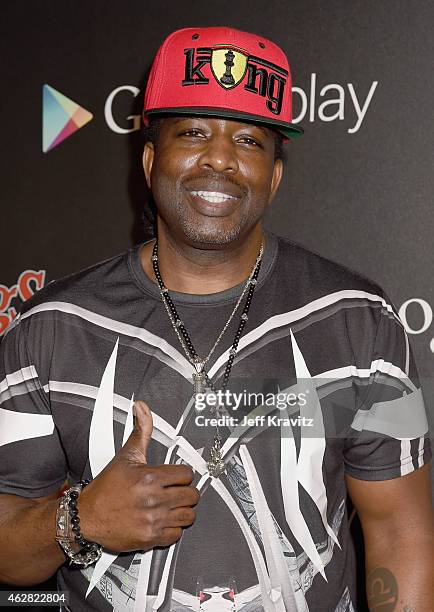 J Roc And Ricky Record producer J-Roc attends Rolling Stone and Google Play event ...