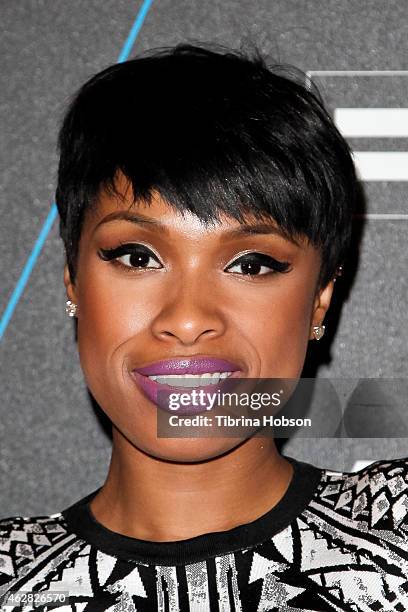 Jennifer Hudson attends the W Hotel 'Turns it up for Change' ball to benefit HRC at W Hollywood on February 5, 2015 in Hollywood, California.