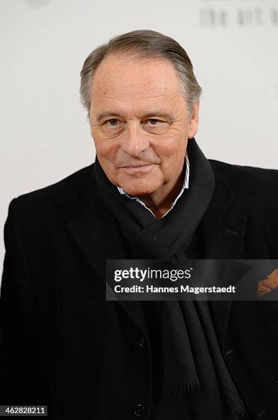 Gero von Boehm attend the premiere of the film 'Der Clan. Die Geschichte der Familie Wagner' at Gloria Palast on January 15, 2014 in Munich, Germany.