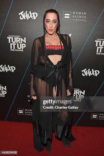 Ladyfag attends W Hotels TURN IT UP FOR CHANGE Ball To Benefit HRC At W Hollywood at W Hollywood on February 5, 2015 in Hollywood, California.