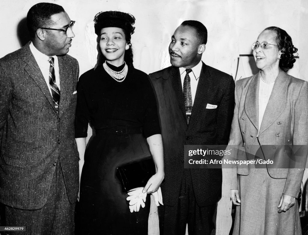 Dr Proctor, Coretta Scott King, & MLK