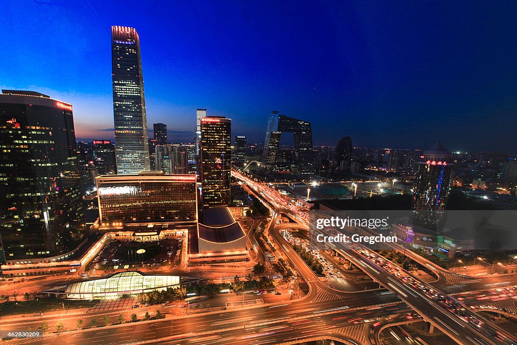 The Night of Beijing CBD