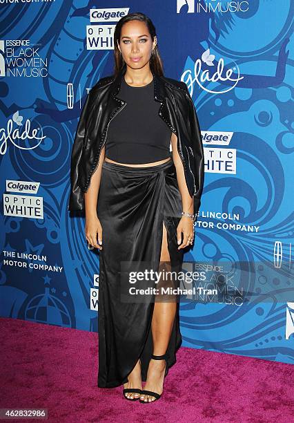 Leona Lewis arrives at the Essence 6th Annual Black Women In Music event held at Avalon on February 5, 2015 in Hollywood, California.