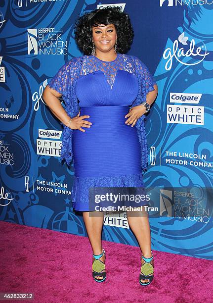 Jill Scott arrives at the Essence 6th Annual Black Women In Music event held at Avalon on February 5, 2015 in Hollywood, California.