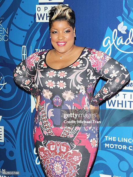 Anita Wilson arrives at the Essence 6th Annual Black Women In Music event held at Avalon on February 5, 2015 in Hollywood, California.