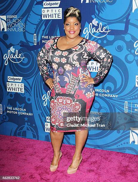 Anita Wilson arrives at the Essence 6th Annual Black Women In Music event held at Avalon on February 5, 2015 in Hollywood, California.