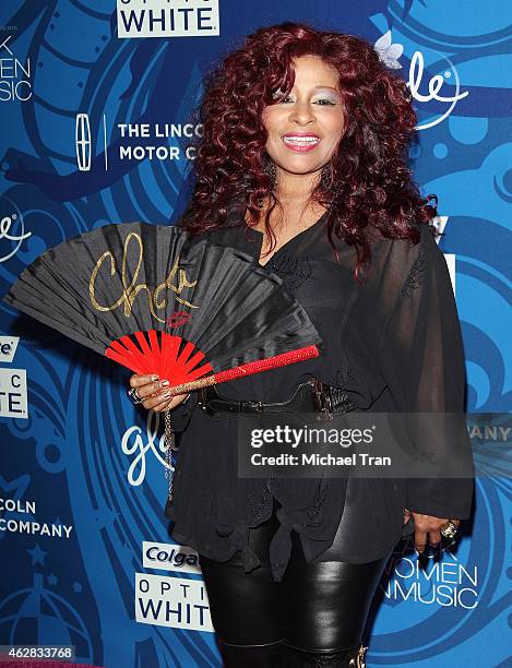 Chaka Khan arrives at the Essence 6th Annual Black Women In Music event held at Avalon on February 5, 2015 in Hollywood, California.